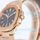 OMF Super Copy Patek Philippe Nautilus 5711 Black Dial Swiss Cal.324SC Rose Gold Watch (4)_th.jpg